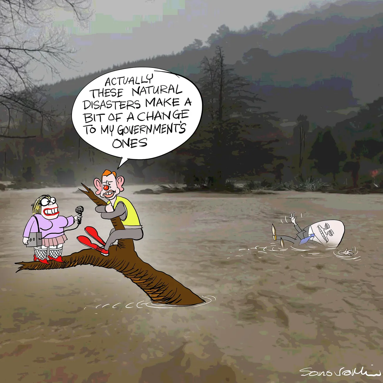 The Cyclone Has Delivered Political Gold