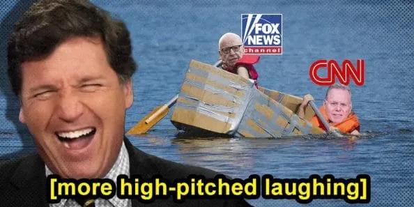 Tucker Soars While Fox and CNN Slump