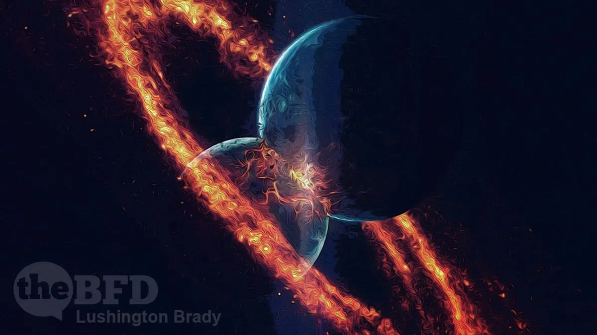 When Worlds Collide for Real