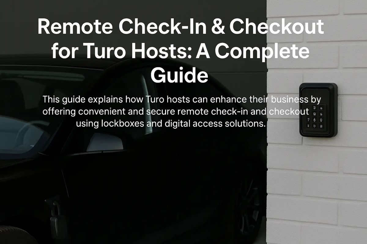 Remote Check-In & Checkout for Turo Hosts: A Complete Guide