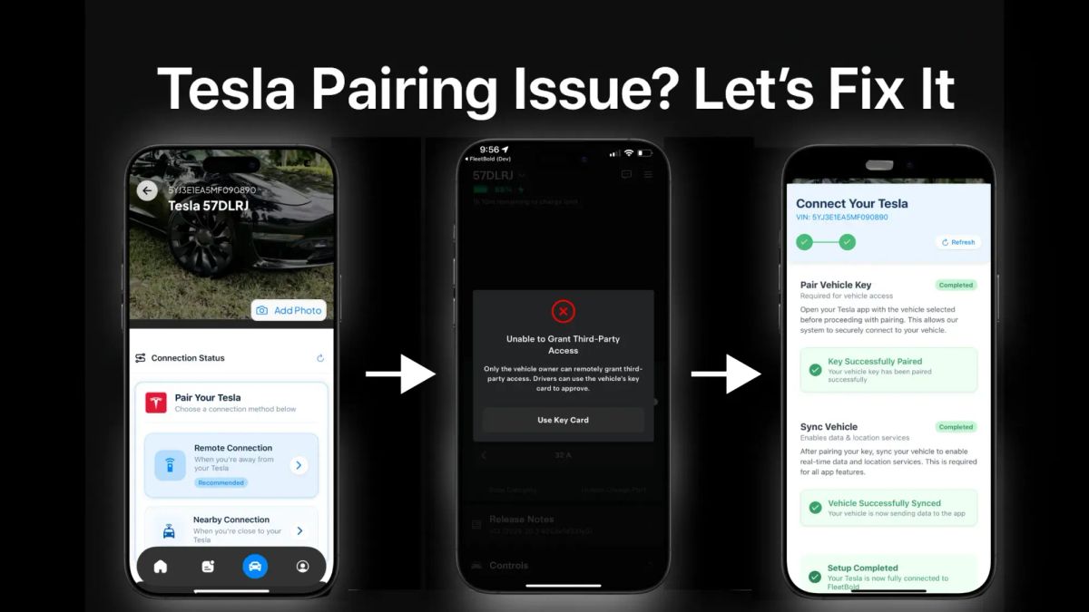 Tesla Pairing Issue? Lets Fix it