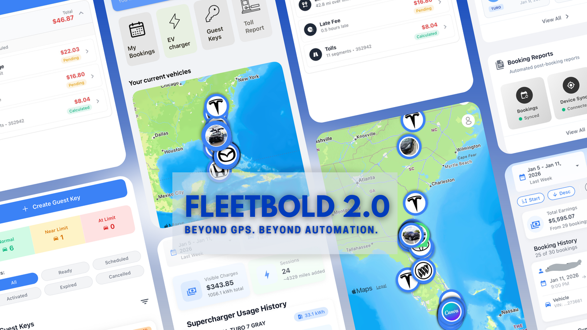 FleetBold 2.0: The Biggest Evolution Ever for Turo Hosts & Car Rental Automation