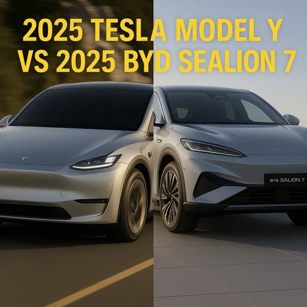2025 Tesla Model Y  vs 2025 BYD Sealion 7