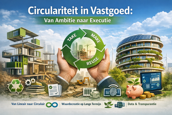 Circulariteit in vastgoed: van ambitie naar executie