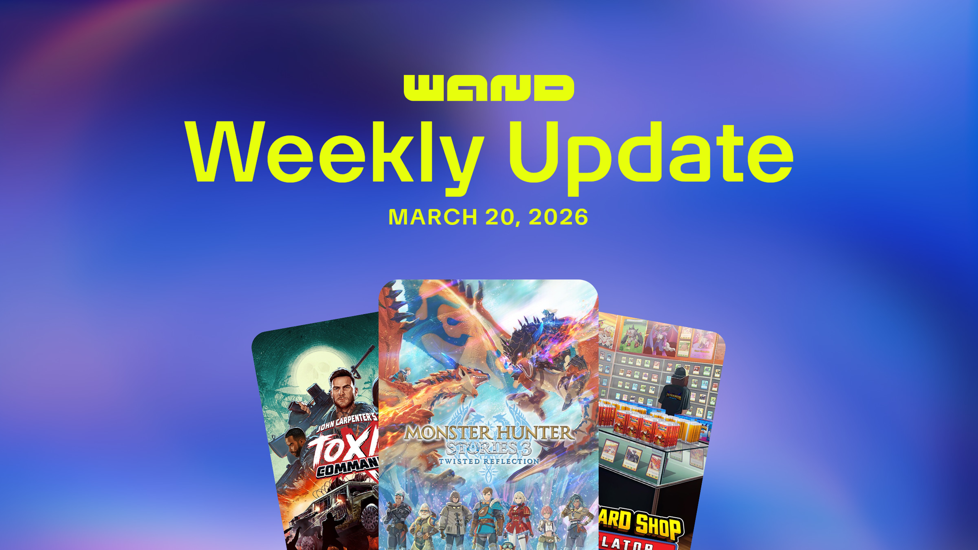 Weekly Update - Mar 20th, 2026