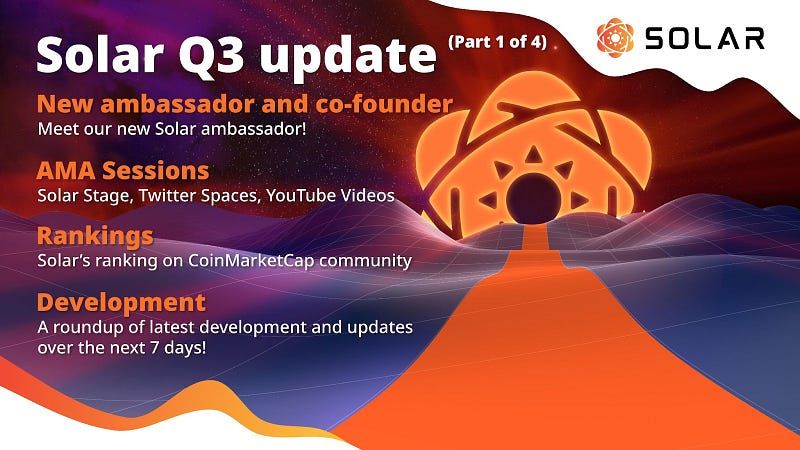 Solar Q3 Update (Part 1 of 4)