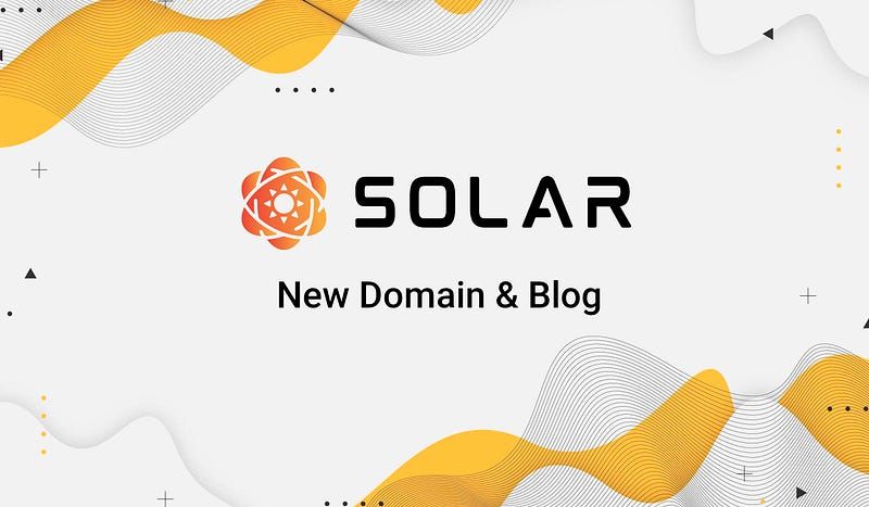 New domain launch for Solar