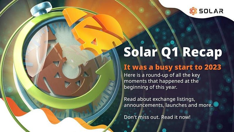 Solar Q1 Recap