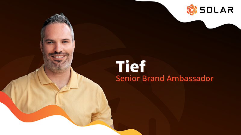 Meet Tief — Newest Solar Team Member!