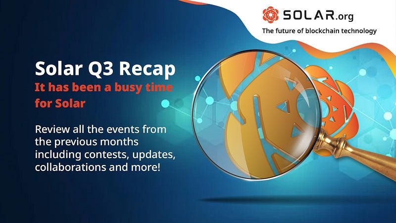 Solar Q3 Recap