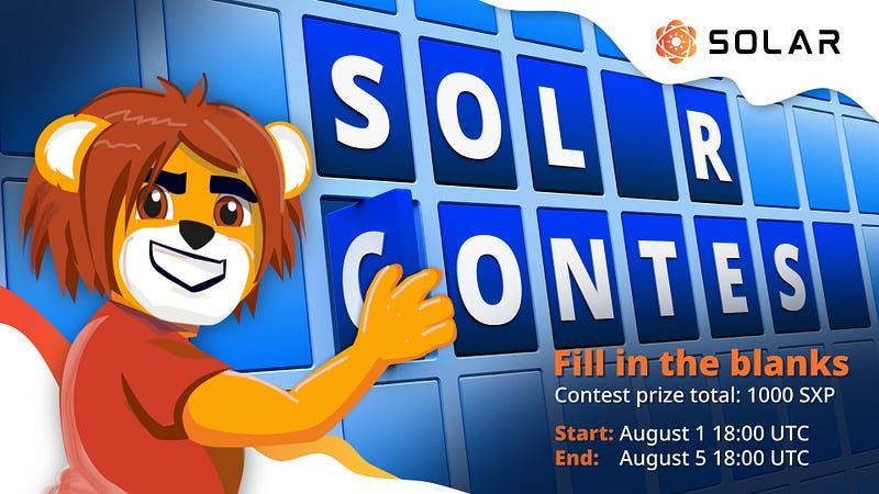 Join Solar’s “Fill in the blanks” contest!