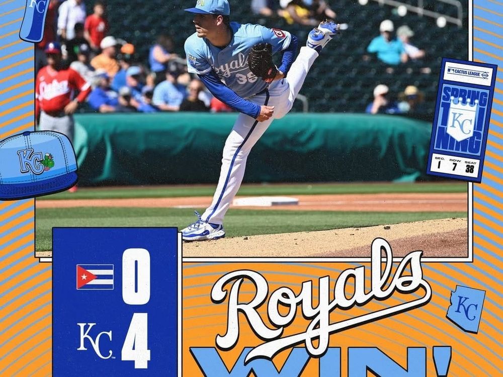 Cuba cae por blanqueada 4-0 ante Kansas City, en su primer examen ante equipo de las mayores previo al Clásico Mundial