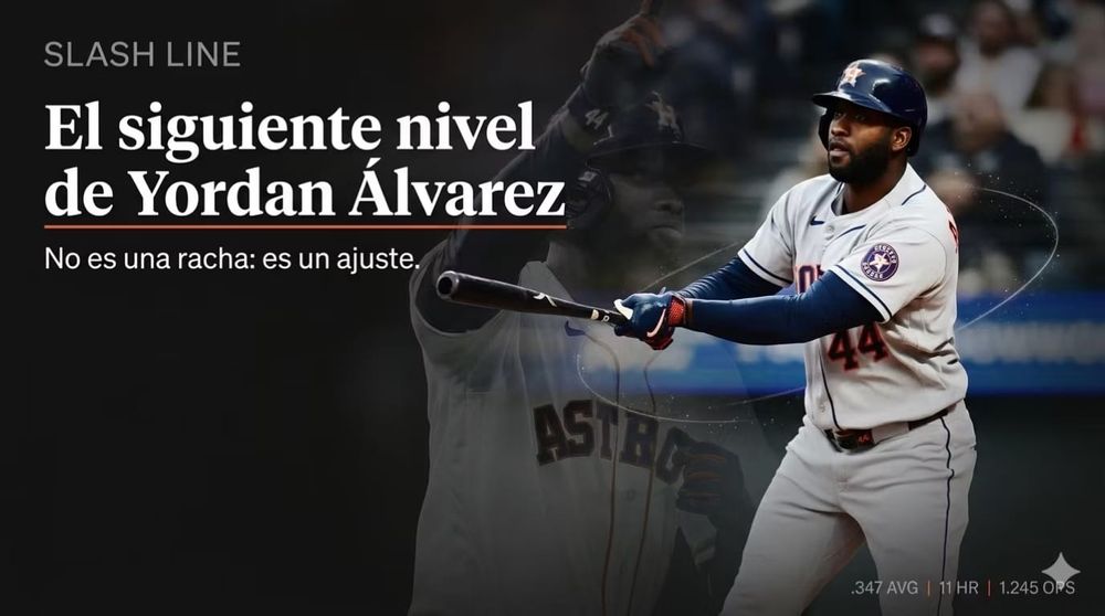 Slash Line: El siguiente nivel de Yordan Álvarez