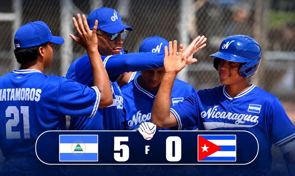 Panamericano Sub-18 | Nicaragua blanquea 5-0 a Cuba y la deja fuera del Súper Ronda