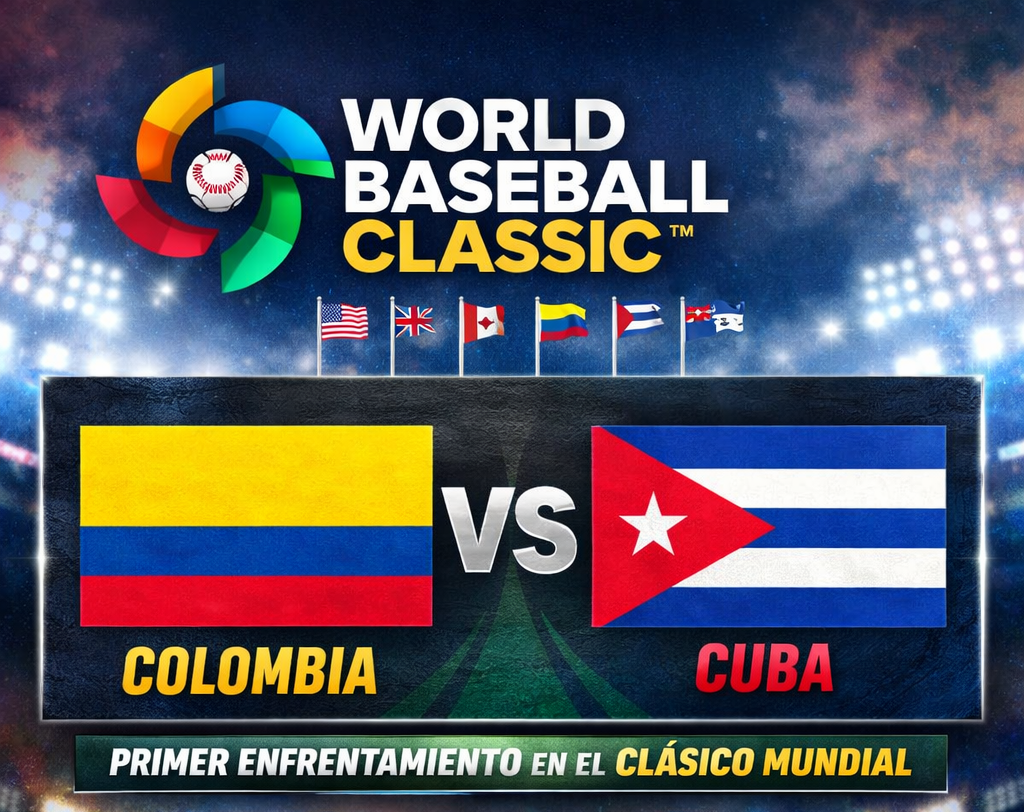 Clásico Mundial 2026 | Cuba enfrenta a Colombia con la mira puesta en dar otro paso rumbo a la clasificación