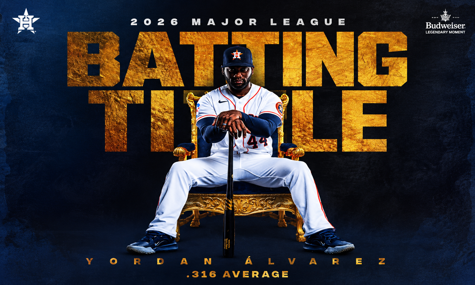 MLB 2026 | Yordan Álvarez conquista el título de bateo de la Liga Americana; Pages golpea HR 23; Arozarena lideró la LA en anotadas; Mesa con remolcada 34; Prieto golpea primer extrabase de su carrera