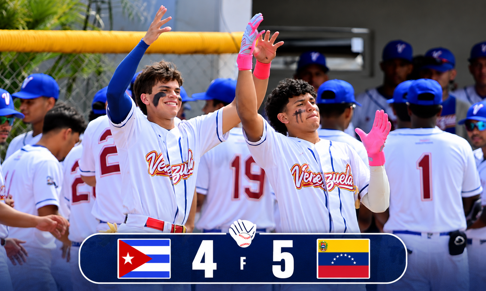 Panamericano Sub-18 | Cuba pierde ventaja de dos carreras en el séptimo y cae dramáticamente ante Venezuela en su debut