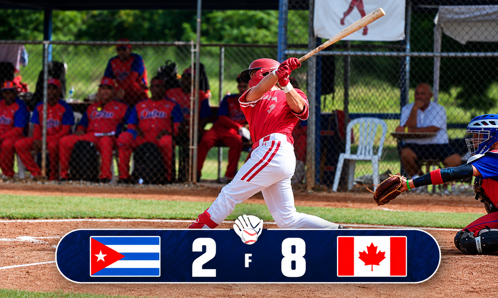 Panamericano Sub-18 | Canadá supera a Cuba 8-2 y profundiza el desastroso andar de los antillanos