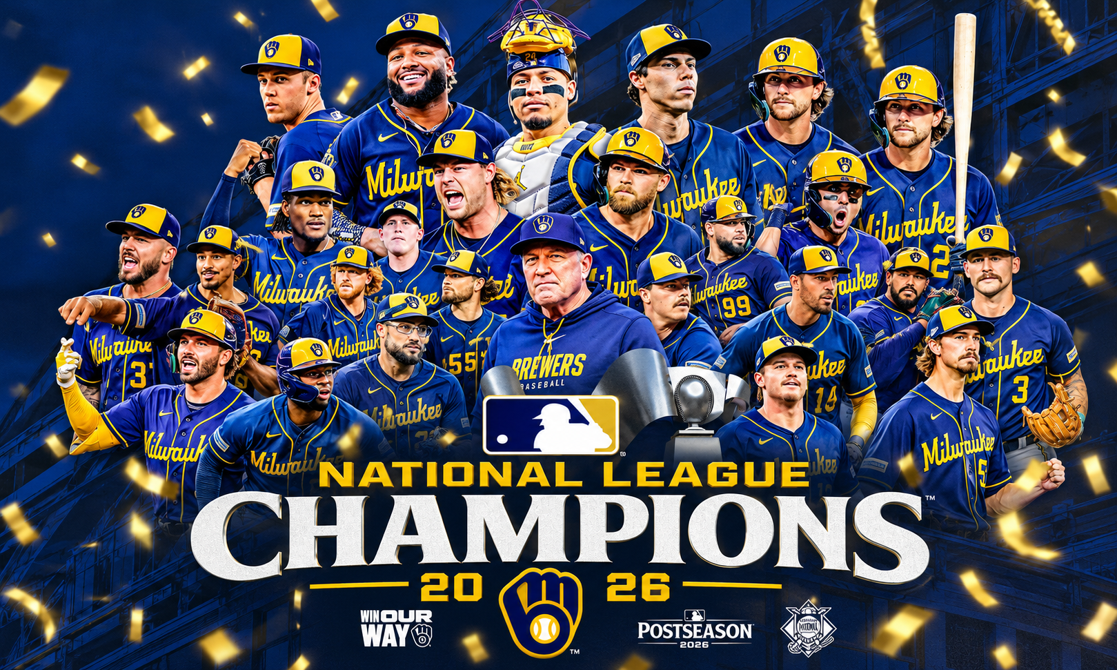 Series de Campeonato 2026 | Milwaukee remonta cuatro carreras, barre a los Dodgers y avanza a la Serie Mundial