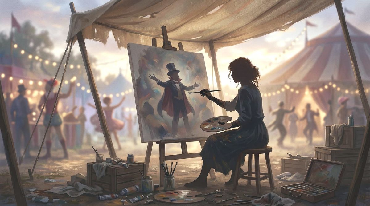 The Paper Dog of the Traveling Circus