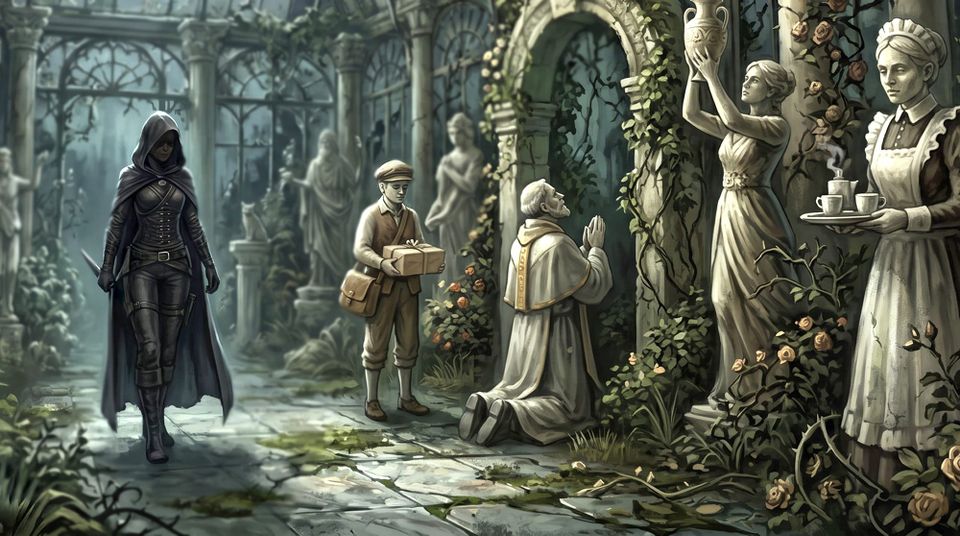 The Assassin and the Marble Garden
