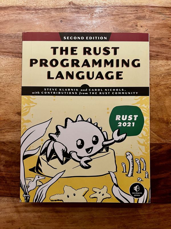"The Rust Programming Language" by Steve Klabnik and Carol Nichols