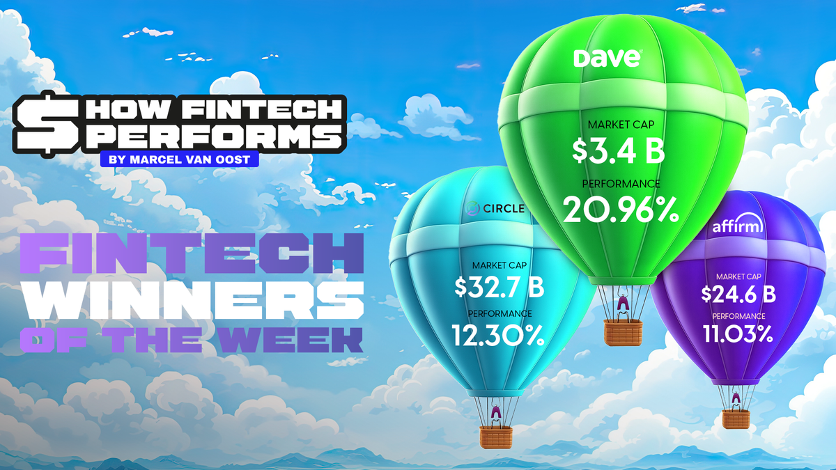 Dave, Circle and Affirm Lead This Week’s FinTech Performance