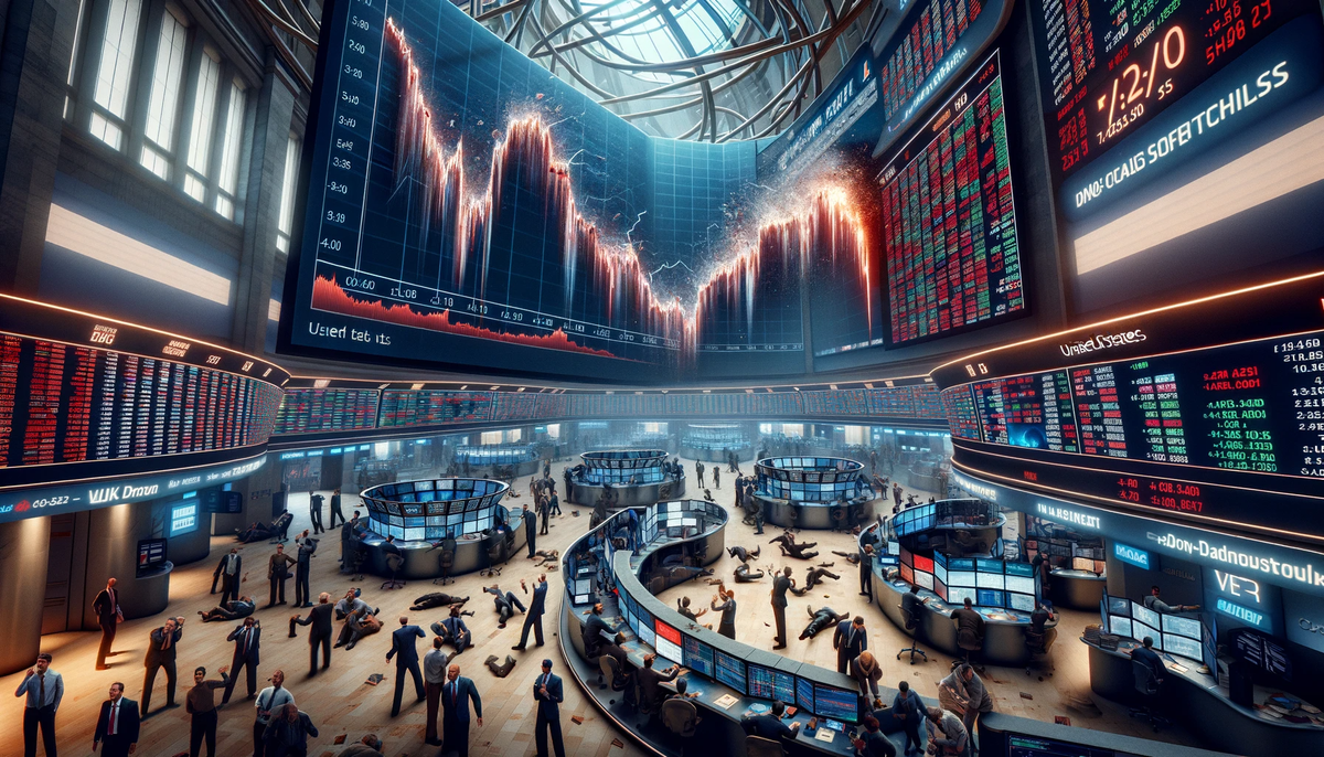 Los índices accionarios estadounidenses caen en su primer día de negociación de 2024.