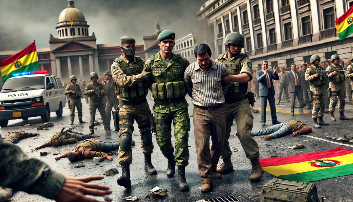 General boliviano arrestado tras fallido intento de golpe de estado