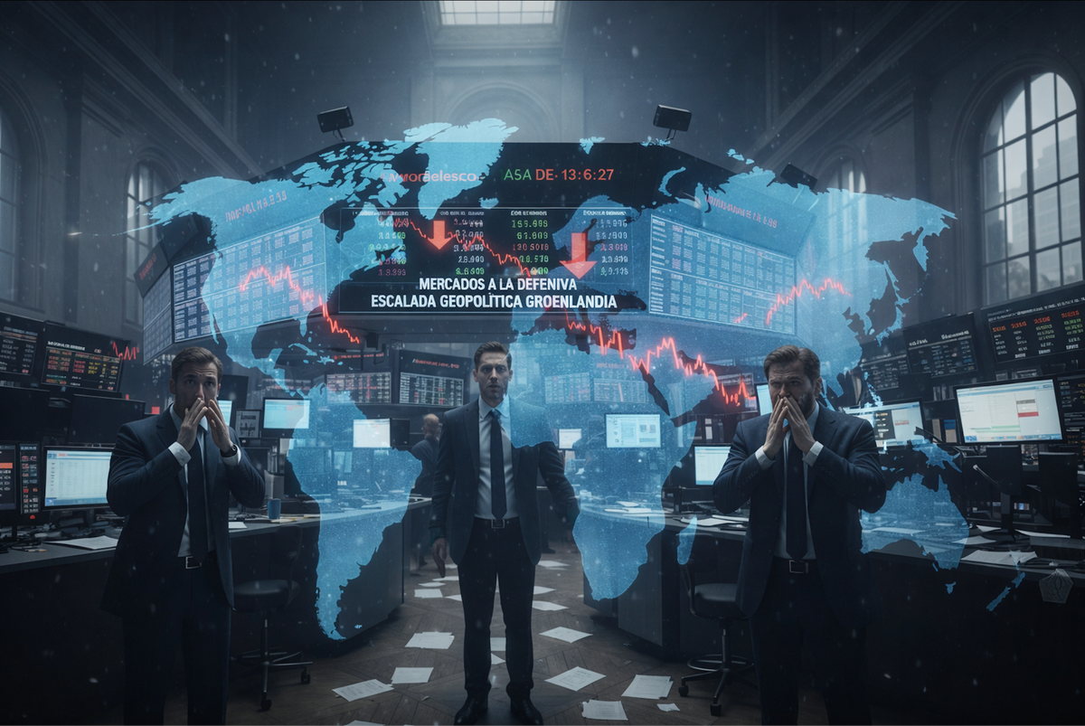 Mercados a la defensiva por escalada geopolítica por Groenlandia