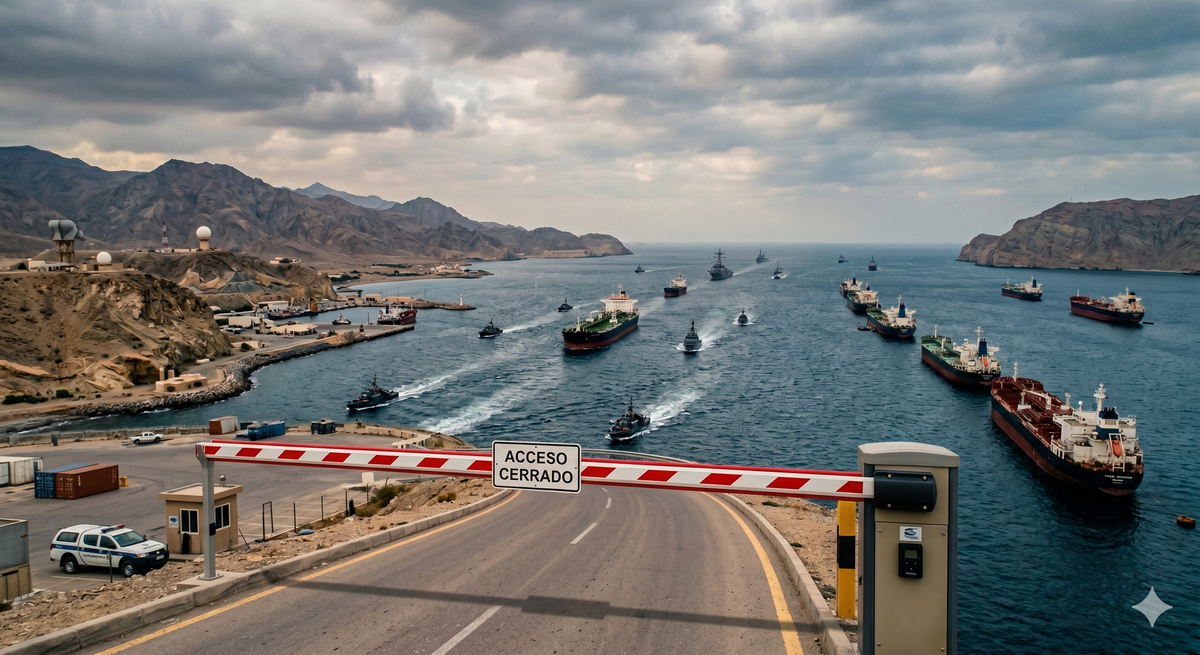 Irán descarta la reapertura del estrecho de Ormuz