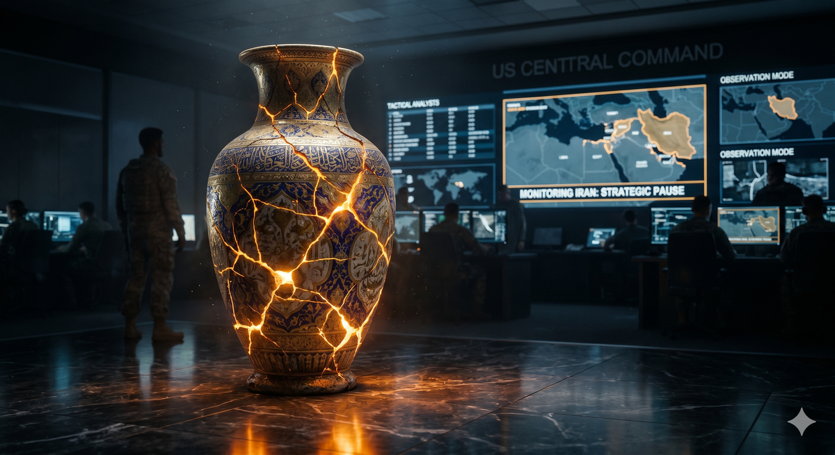 La pausa estratégica: Estados Unidos espera que Irán implosione