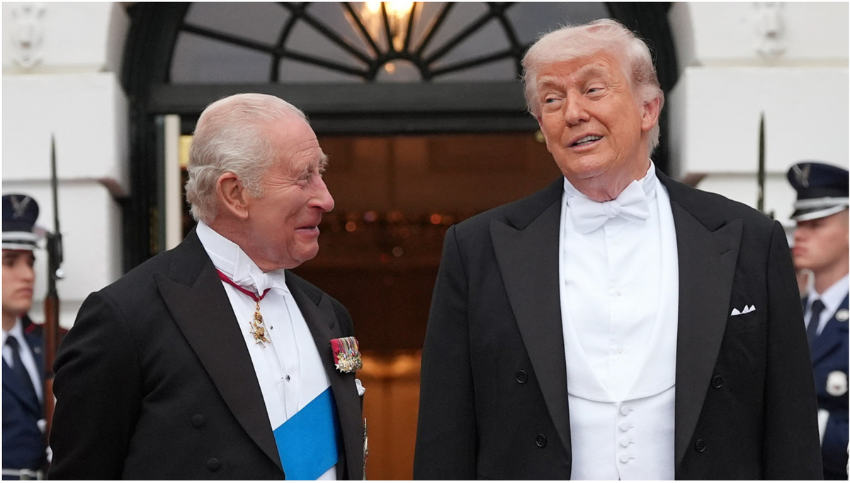 Trump afirma contar con el apoyo del rey de Inglaterra en lo respecta a Irán