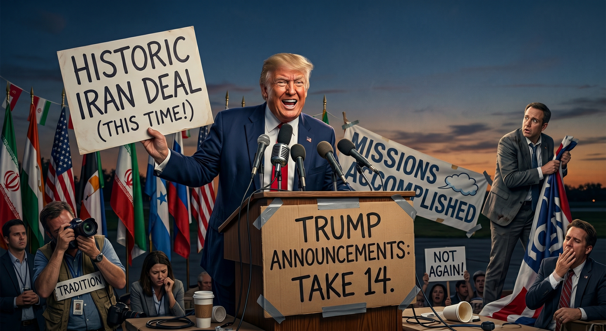 Por enésima vez, Trump anuncia un acuerdo con Irán antes de tiempo