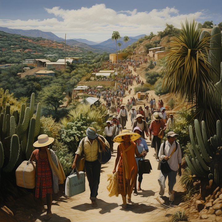 México asegura que recibe alrededor de 6.000 migrantes a diario en su frontera sur.