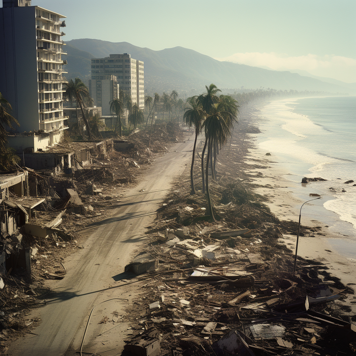 Destrucción sin precedentes en Acapulco, no hay recuento oficial de daños.