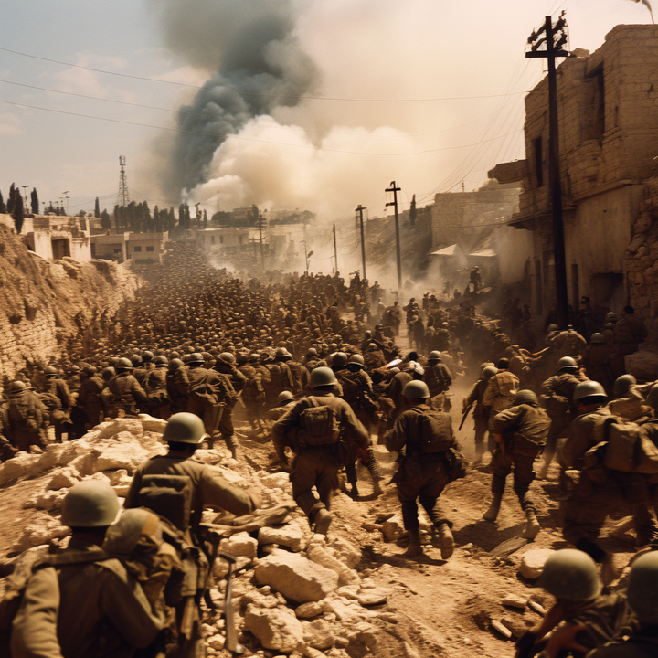 Los israelíes dijeron ayer a sus tropas que se prepararan para una inminente invasión terrestre de la Franja de Gaza.