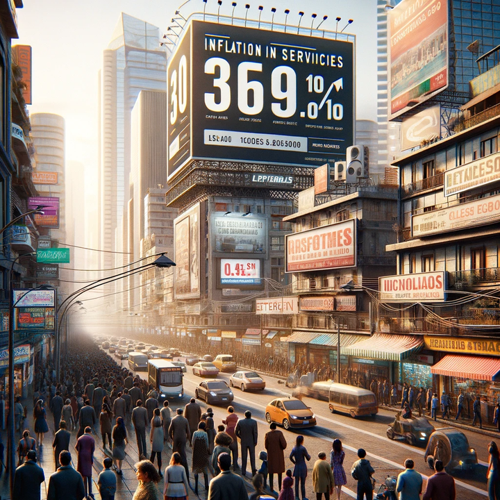 La inflación de servicios sigue mostrando resistencia en México y su tendencia creciente impide que la inflación general baje más.