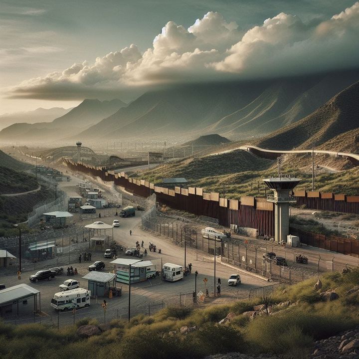 El presidente Biden ha dicho que cerraría la frontera entre Estados Unidos y México si tuviera esa facultad.