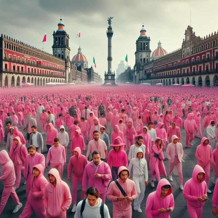 Este domingo miles de personas participaron en la Marcha por la Democracia en el Zócalo de la Ciudad de México.