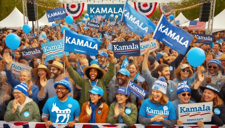 Kamala Harris es ahora la presumiblemente la nominada del partido demócrata