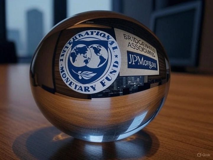 Diagnóstico del futuro: lo que ven el FMI, Bridgewater y JPMorgan