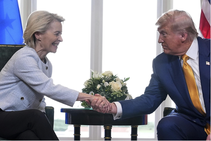 Estados Unidos y la Unión Europea evitan una guerra comercial con un acuerdo que impone aranceles del 15% y desactiva un posible shock global