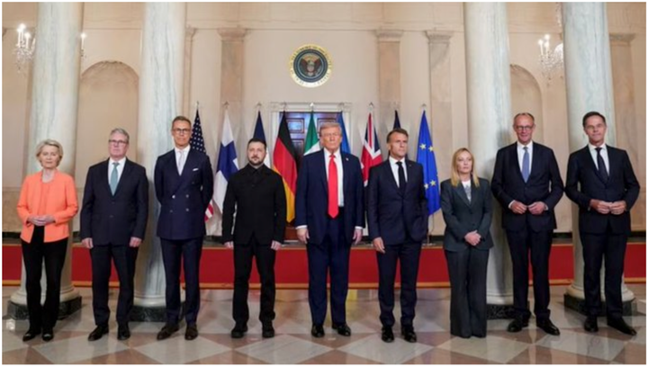 Trump se reúne con Zelensky y líderes europeos