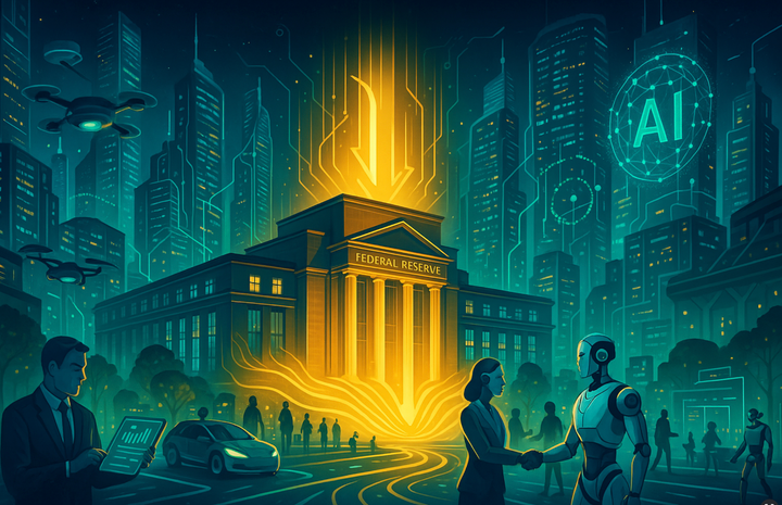 La Fed bajará tasas en una economía sostenida por la Inteligencia Artificial