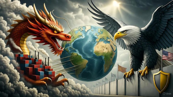 Entre el dragón y el águila: el mundo atrapado entre la sobrecapacidad china y el proteccionismo estadounidense
