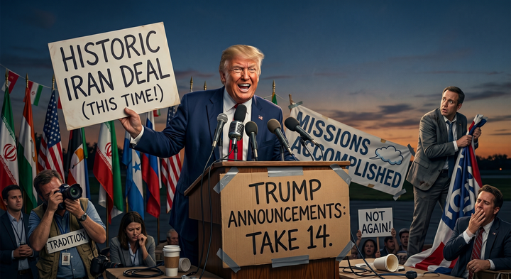 Por enésima vez, Trump anuncia un acuerdo con Irán antes de tiempo