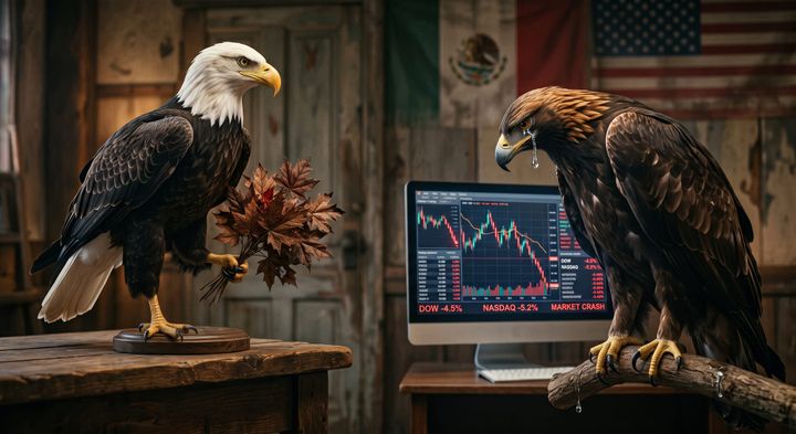 Trump castiga a Canadá; los mercados castigan a México