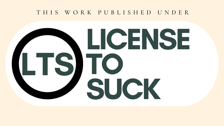 License to Suck™️