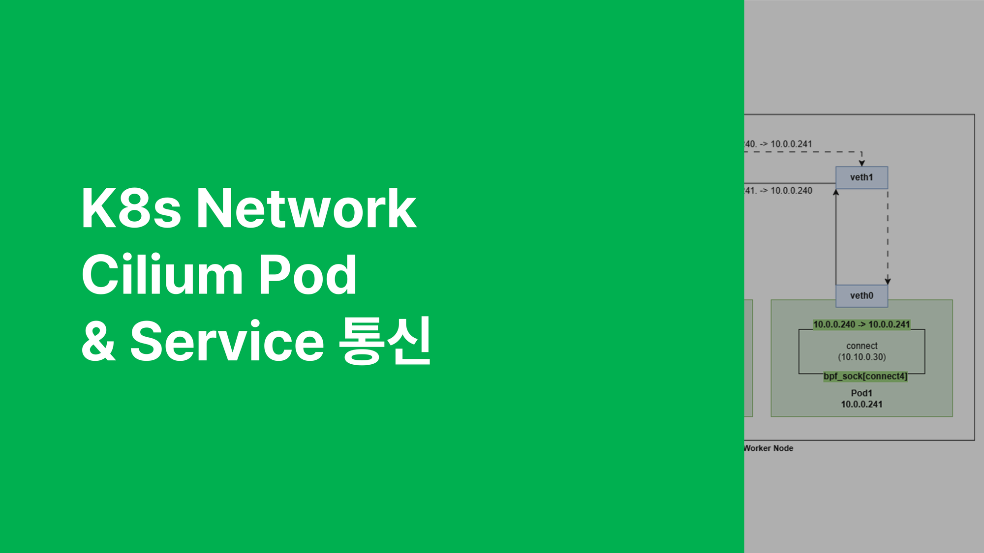 K8s Network - Cilium Pod&Service 통신